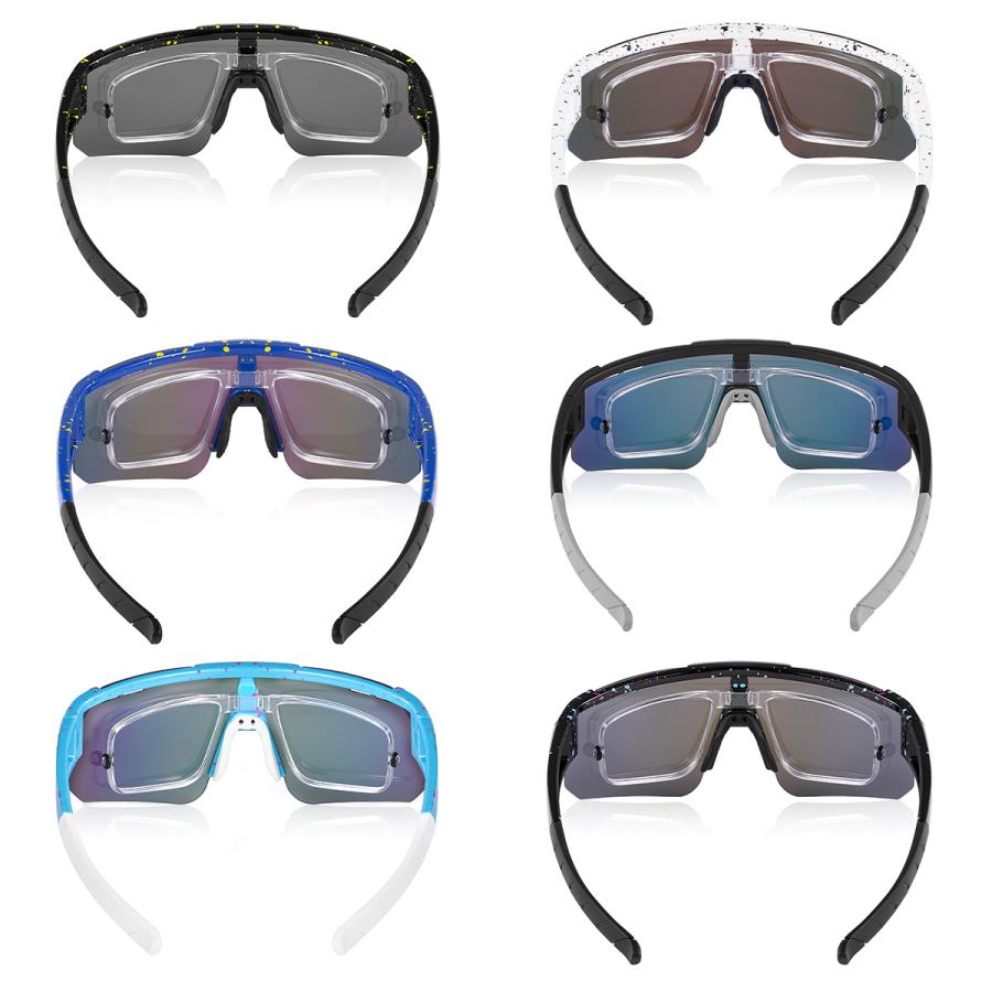 TOYOSO スポーツサングラス 偏光レンズ 偏光サングラス 超軽量 UV400