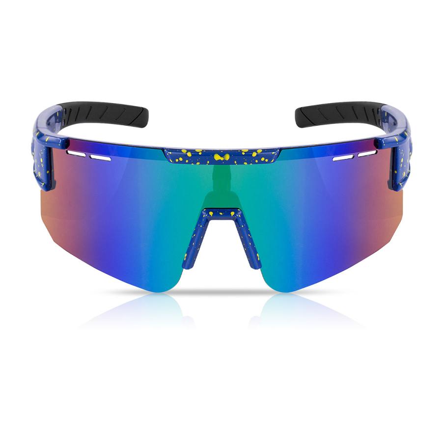 TOYOSO スポーツサングラス 偏光レンズ 偏光サングラス 超軽量 UV400