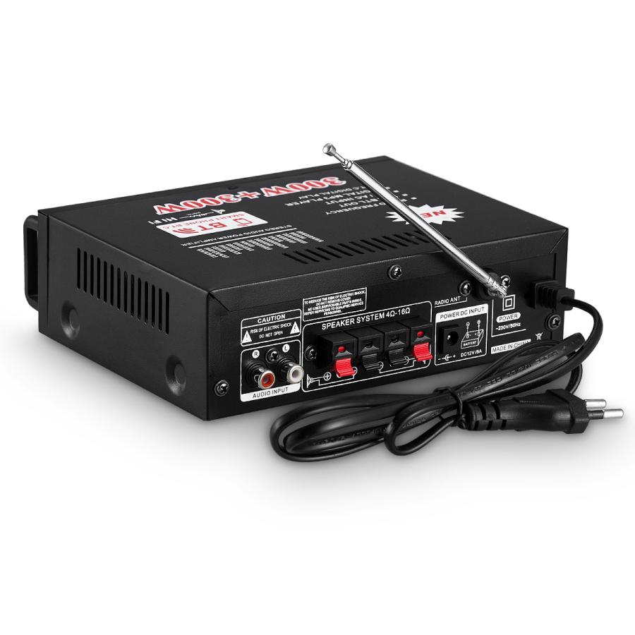 Bluetooth デジタルアンプ ステレオ ホーム/カー オーディオアンプ MIC