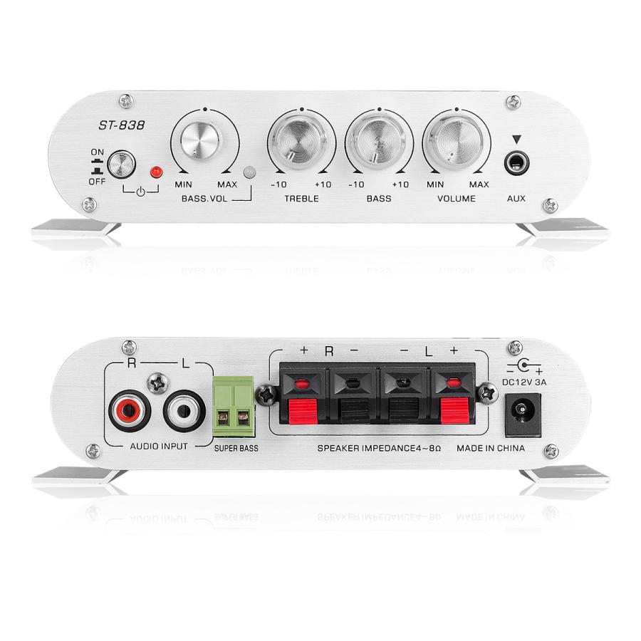 Mini HiFi ステレオ 2.1CH オーディオアンプ 家庭 車 ヨット 用 Mini HiFi ステレオ 2.1CH オーディオアンプ 家庭 車 ヨット 用