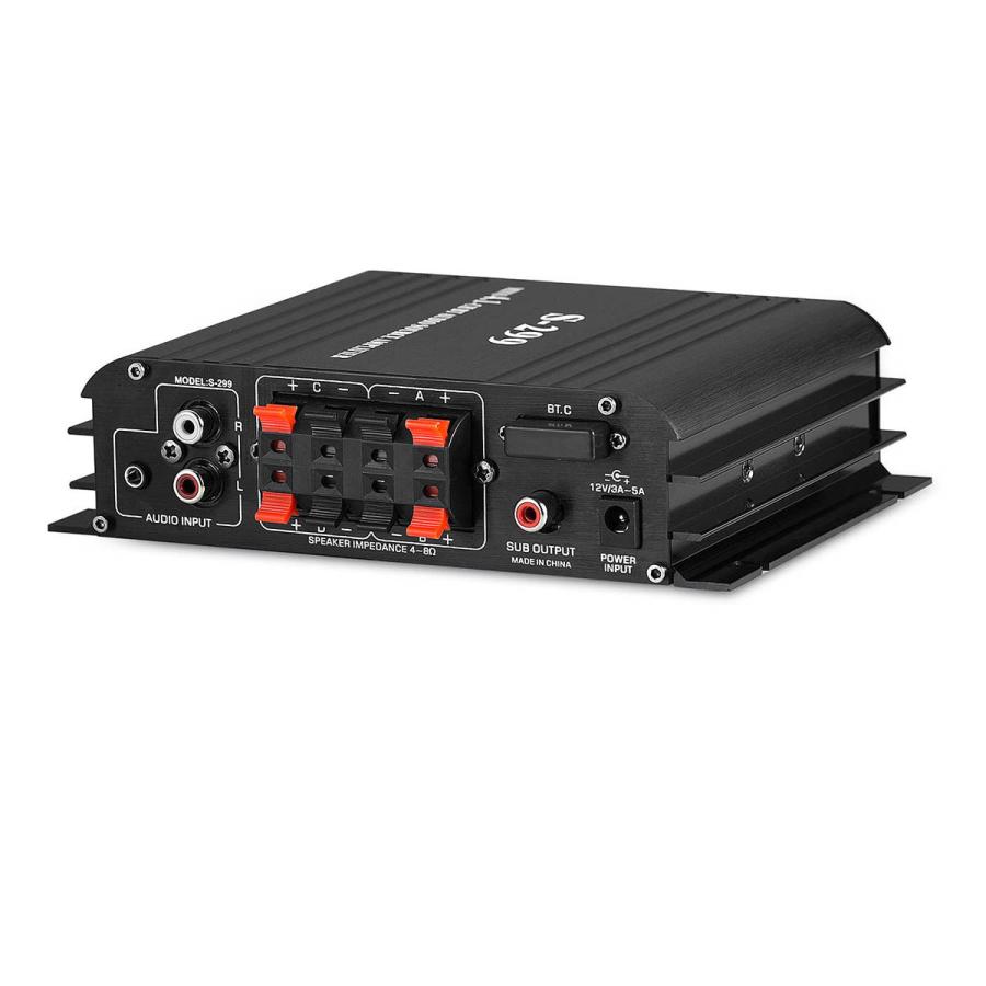 重低音350W サブウーファー 車＆家庭電源 Bluetooth SD/USB付 重低音350W サブウーファー 車＆家庭電源 Bluetooth SD/USB付