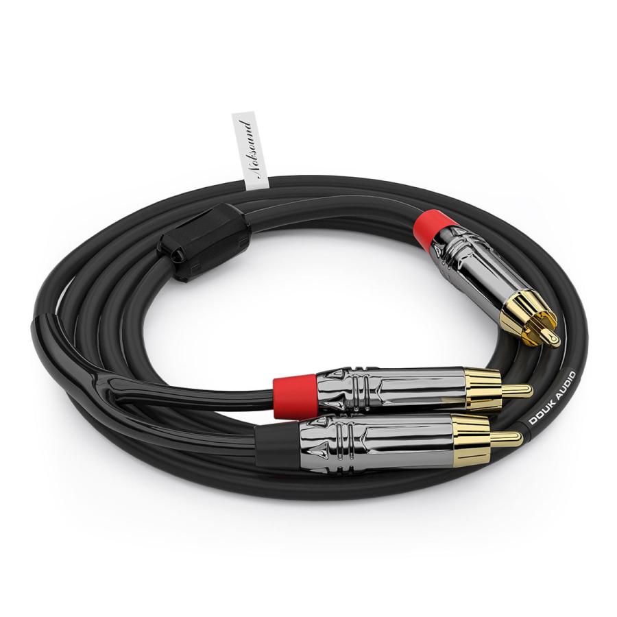 Nobsound Douk Audio OFC RCAケーブル 1 RCA to 2 ステレオ