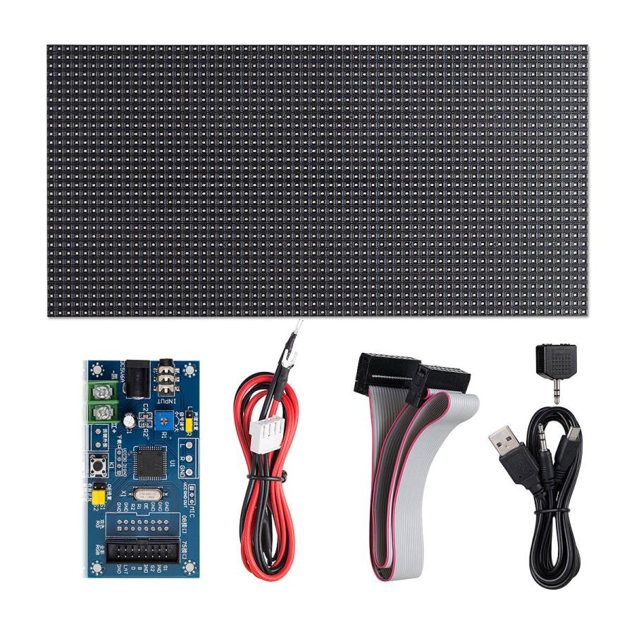 Douk Audio フルカラー RGB 音楽スペクトル LED ステレオ