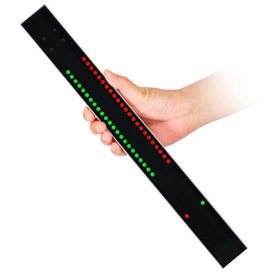 80-LED MIC LINE サウンドレベル VUメーター RGB 音楽 オーディオ