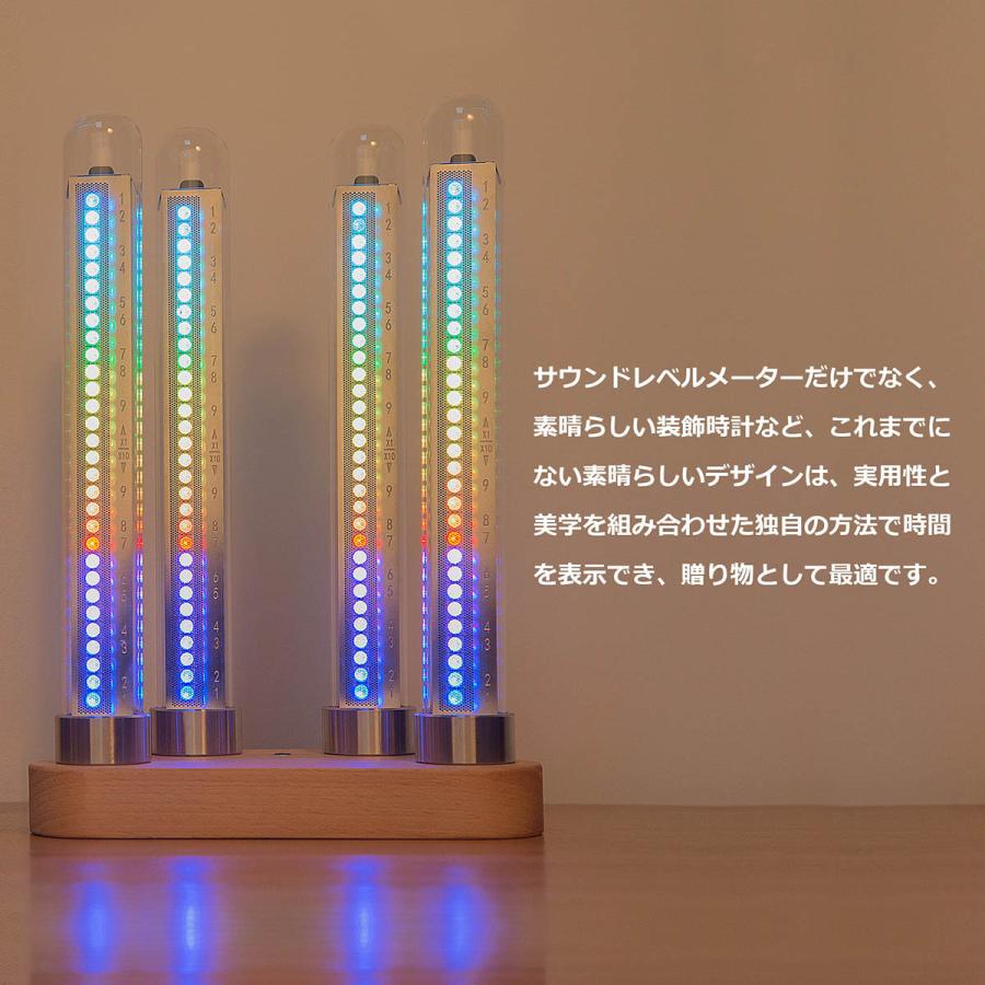 ビンテージ RGB チューブ サウンドレベルメーター 音楽 スペクトル