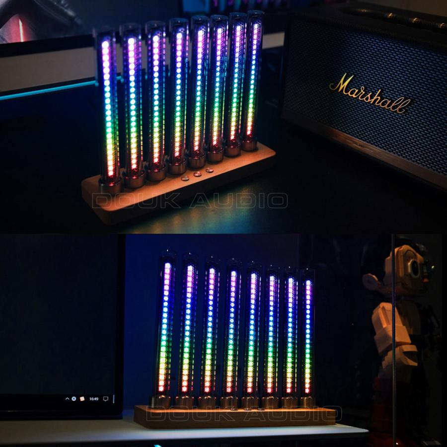 RGB LED サウンドレベルメーター MIC Music ミュージック スペクトラム アナライザ デスクトップ/カー オーディオディスプレイ｜tysj-online｜04