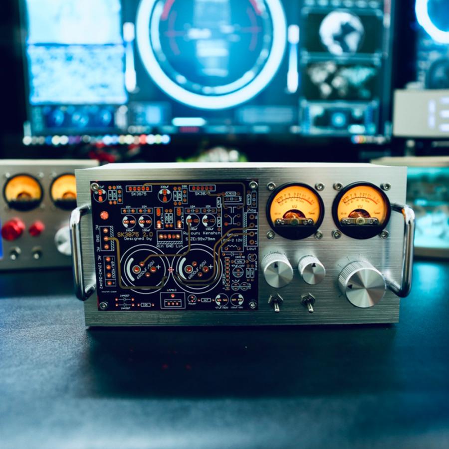 自作ステレオVUメーター198号機（YAMAHAピーク表示付） 自作ステレオVUメーター198号機（YAMAHAピーク表示付） 自作