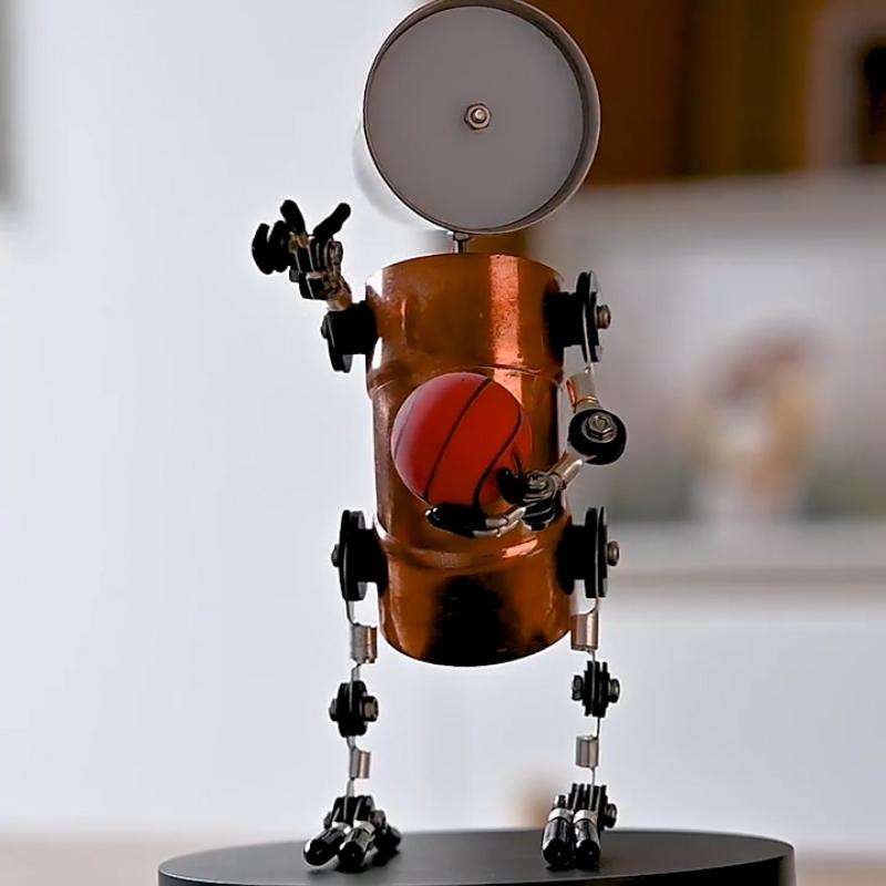 ヴィンテージ LED テーブルランプ 純粋な手作り デスク ロボット ランプ 産業スタイル DIY ギフト｜tysj-online｜25