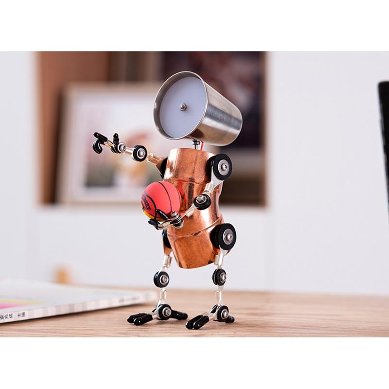 ヴィンテージ LED テーブルランプ 純粋な手作り デスク ロボット