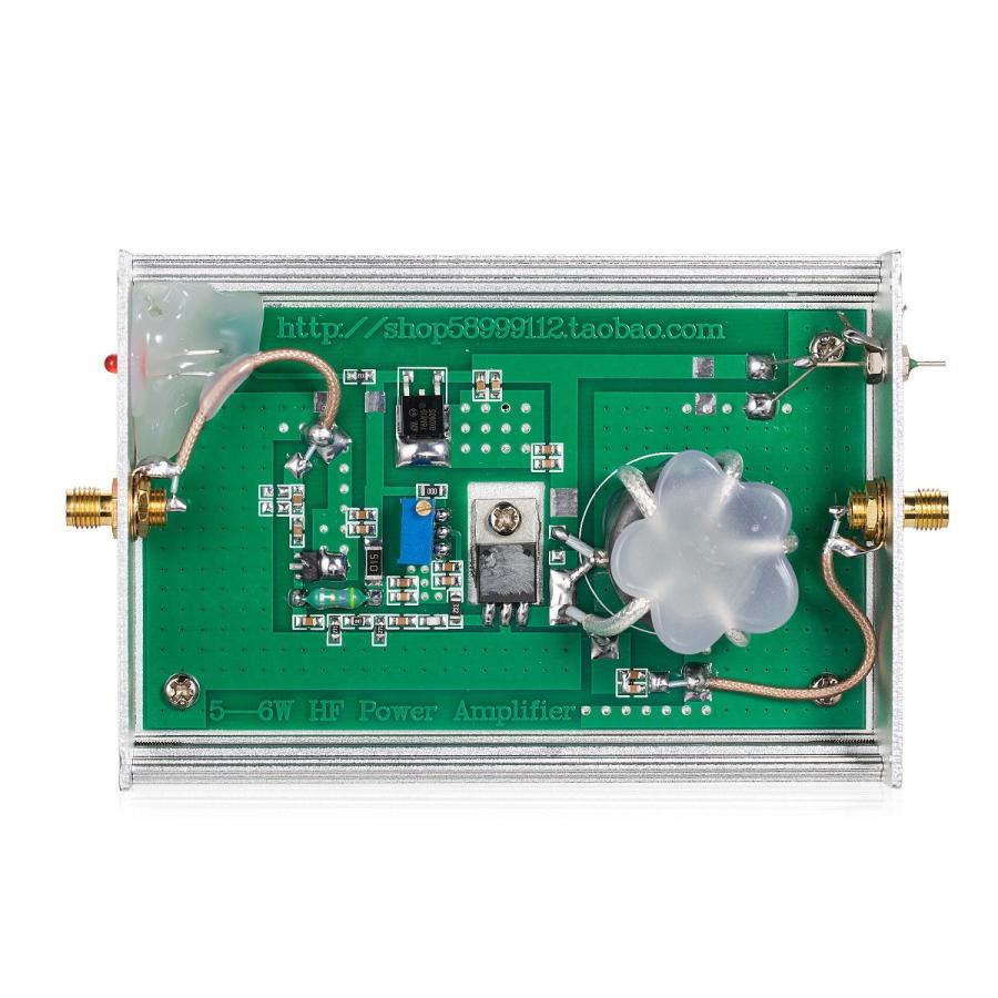 無線用　パワーアンプ 超広帯域 RF パワーアンプ 1MHz〜130MHz 6W 43dB HF 短波リニア