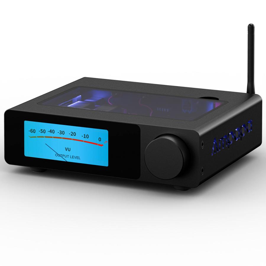 Ampapa 2チャンネル Bluetooth アンプ: HiFi 300W x2 ステレオアンプ