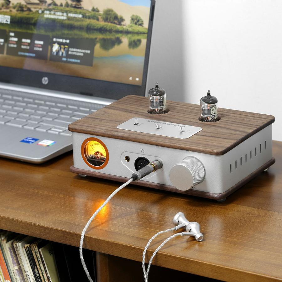 Nobsound E2 HiFiECF801 真空管 ヘッドフォンアンプ XLR/4.4mm Nobsound E2 HiFiECF801 真空管 ヘッドフォンアンプ XLR/4.4mm