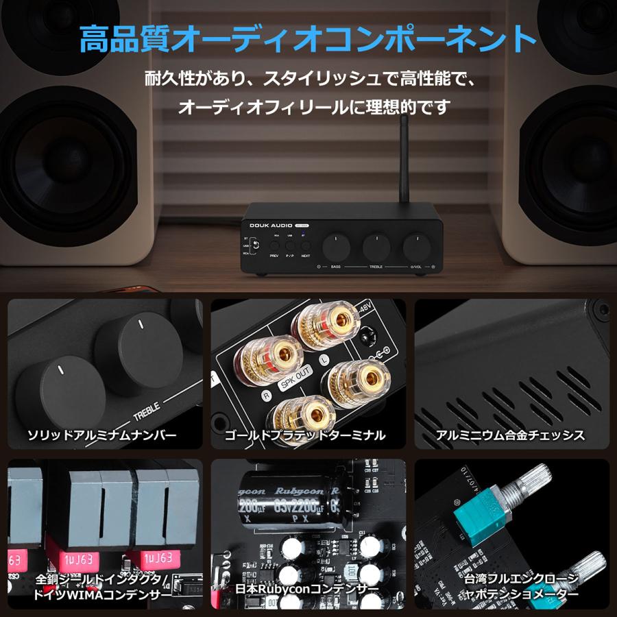 Nobsound M1 MAX 300W x2パワーアンプ ワイヤレス Bluetooth Nobsound M1 MAX 300W x2パワーアンプ ワイヤレス Bluetooth