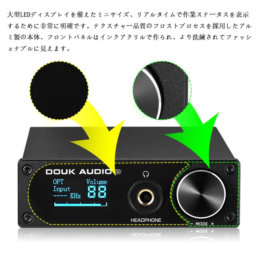 Bluetooth 5.0 DAC デコーダー USB / COAX OPT コンバーター