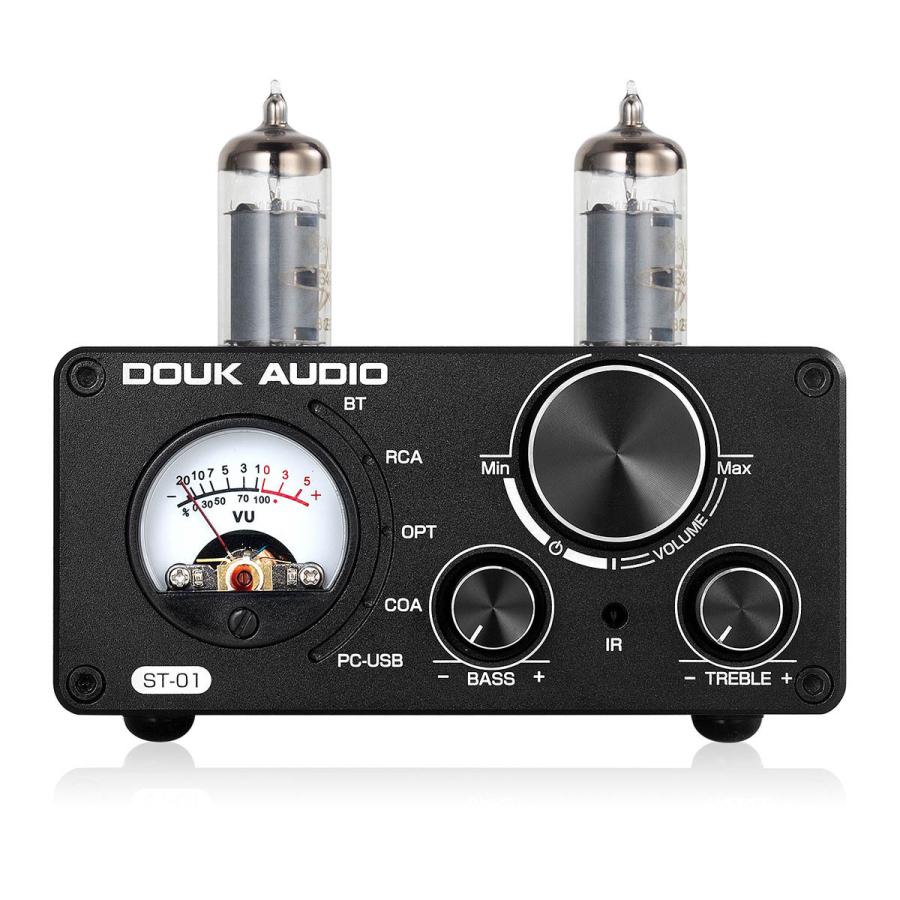 DOUK AUDIO ST-01 6K4 HiFi Bluetooth 5.0 真空管アンプ USB DAC COAX OPT デジタル オーディオ アンプ VUメーター付き DOUK AUDIO ST-01 6K4 HiFi Bluetooth 5.0 真空管アンプ USB DAC COAX OPT デジタル オーディオ アンプ VUメーター付き