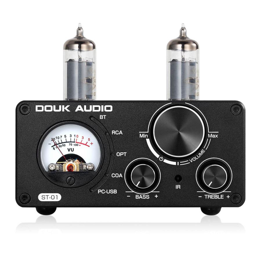 DOUK AUDIO ST-01 6K4 HiFi Bluetooth 5.0 真空管アンプ USB DAC COAX OPT デジタル オーディオ アンプ VUメーター付き｜tysj-online｜07