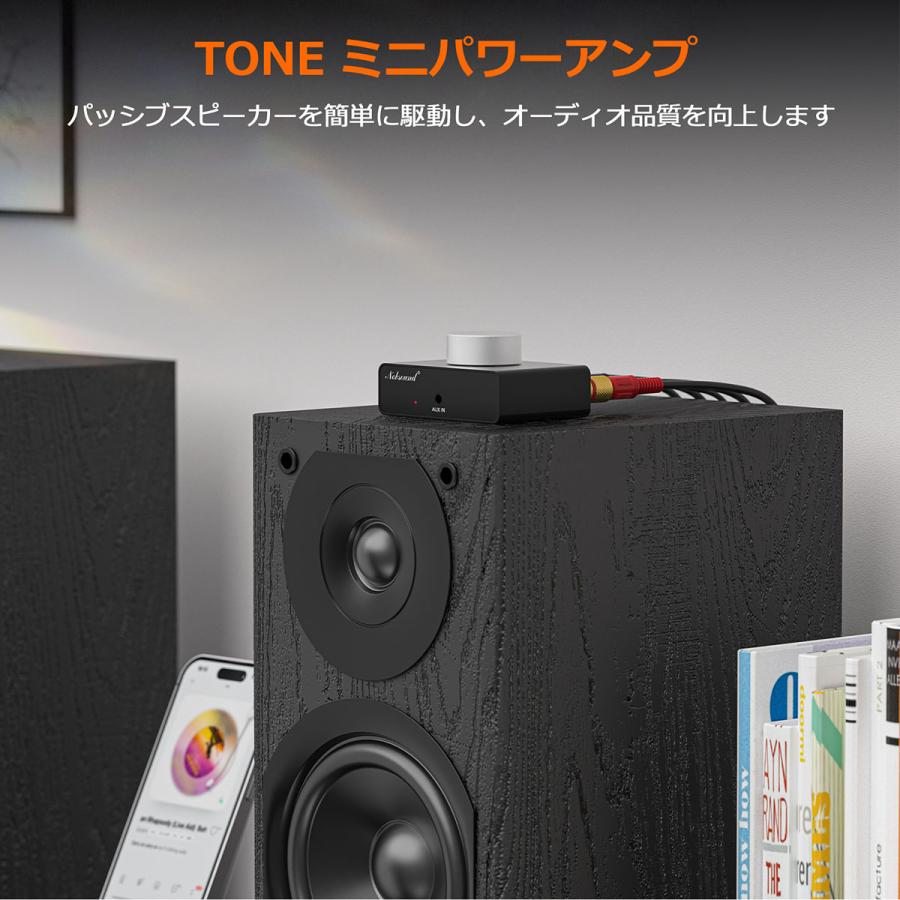 Nobsound TONE デジタルパワーアンプ: ミニBluetoothアンプ TPA3116