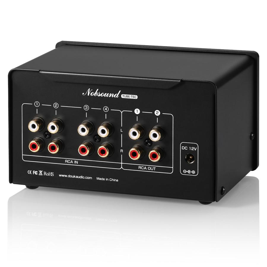Nobsound Vacuum Tube Preamp VU - Meter: 4系統オーディオ切替 Nobsound Vacuum Tube Preamp VU - Meter: 4系統オーディオ切替