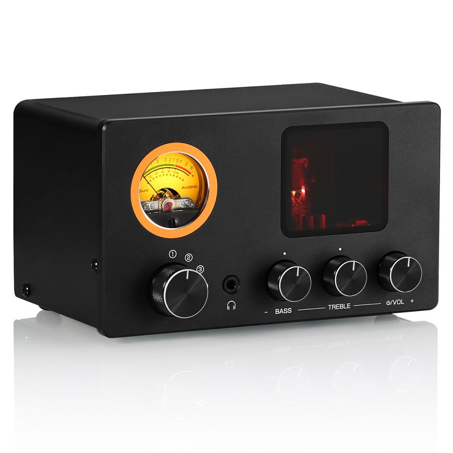 Nobsound Vacuum Tube Preamp VU - Meter: 4系統オーディオ切替 Nobsound Vacuum Tube Preamp VU - Meter: 4系統オーディオ切替