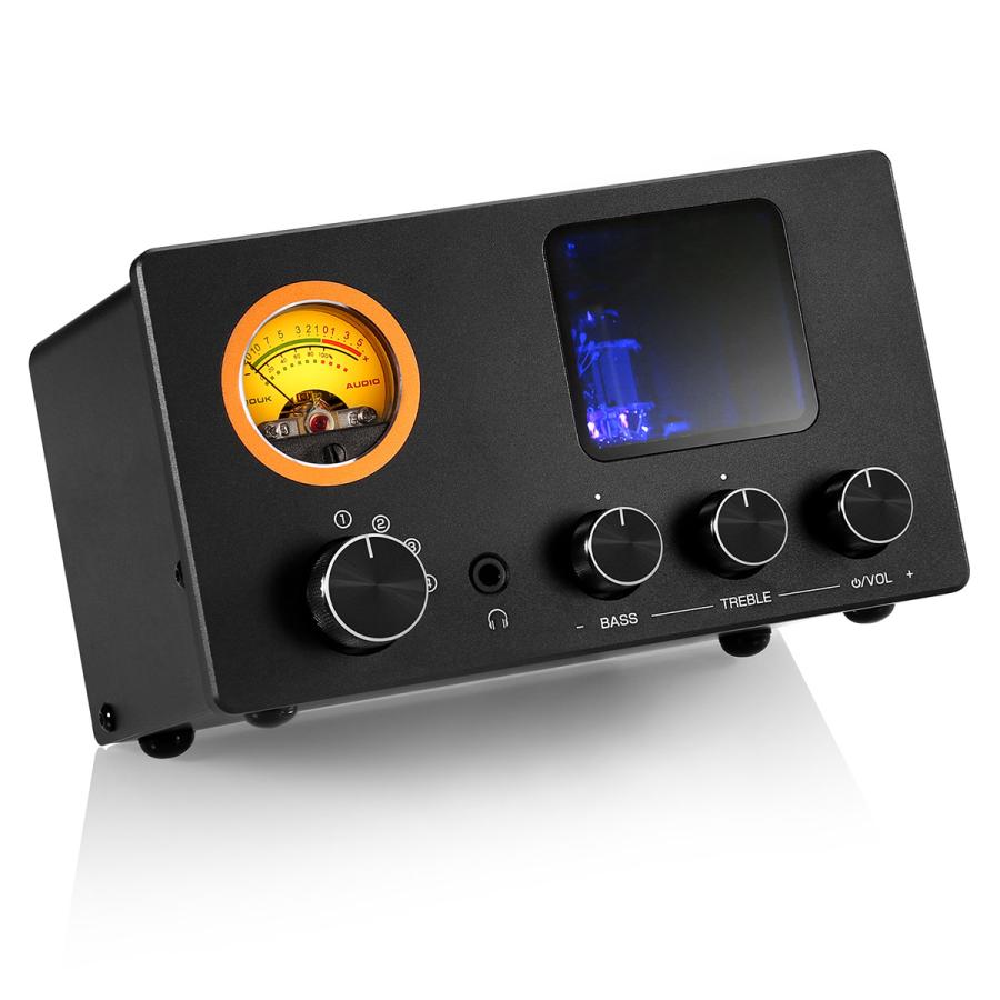 Nobsound Vacuum Tube Preamp VU - Meter: 4系統オーディオ切替 Nobsound Vacuum Tube Preamp VU - Meter: 4系統オーディオ切替