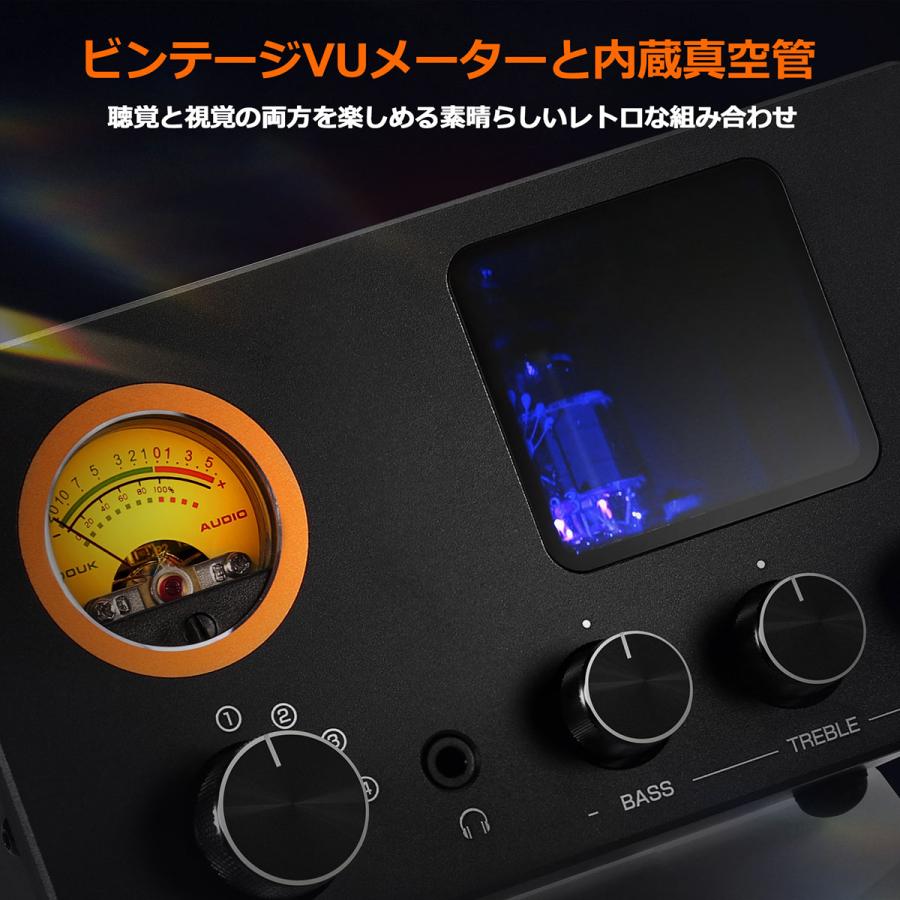 Nobsound Vacuum Tube Preamp VU - Meter: 4系統オーディオ切替 Nobsound Vacuum Tube Preamp VU - Meter: 4系統オーディオ切替