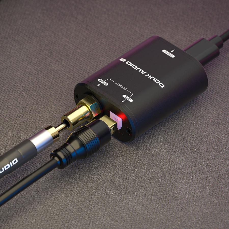 Nobsound U2 コンパクト USB デジタルインターフェイス 光/同軸 SPDIF