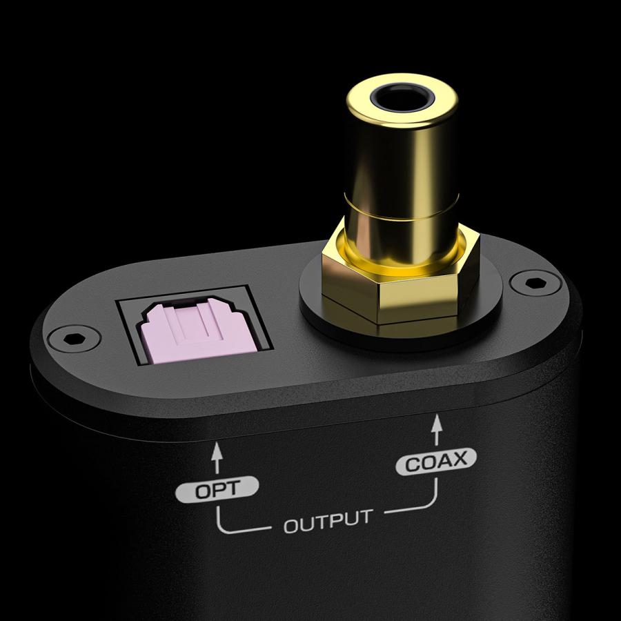 Nobsound U2 コンパクト USB デジタルインターフェイス 光/同軸 SPDIF