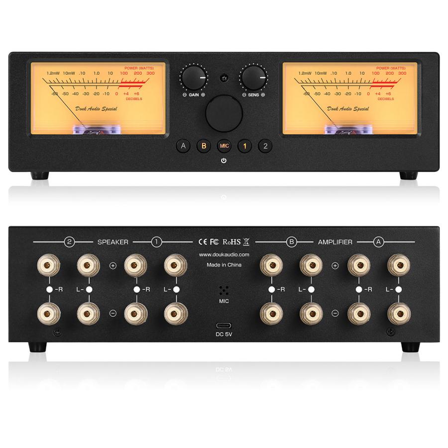 Douk Audio VU3PRO オーディオアンプ/スピーカーセレクター 2-IN Douk Audio VU3PRO オーディオアンプ/スピーカーセレクター 2-IN