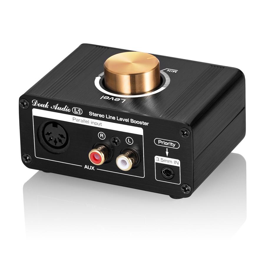 Douk Audio L1 Mini ステレオ ラインレベルブースターアンプ オーディオ プリアンプ 20dBゲイン+ボリュームコントロール｜tysj-online
