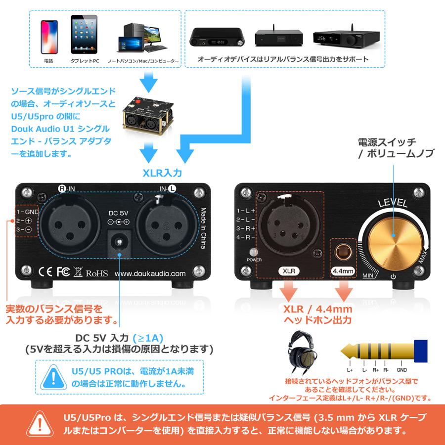 ヘッドホン Brisre Audio XLR4 2PIN ヘッドホン Brisre Audio