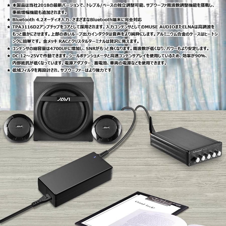 Nobsound NS-14G Bluetooth 4.2 HiFi 2.1チャンネル サブウーファー