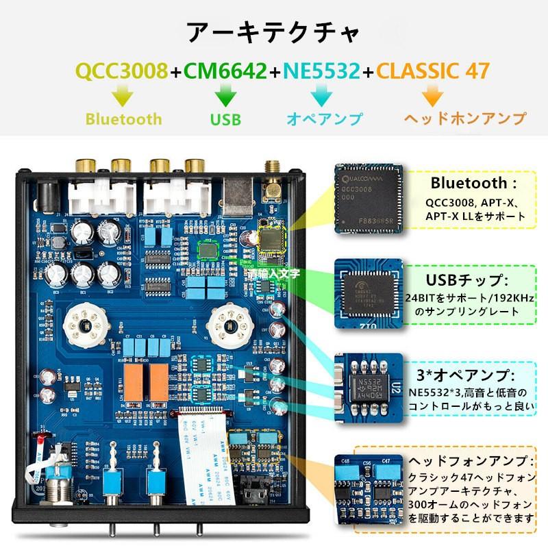 Douk Audio P1 HiFi Bluetooth 5.0 真空管プリアンプ USB DAC APTX プリアンプ｜tysj-shop｜16