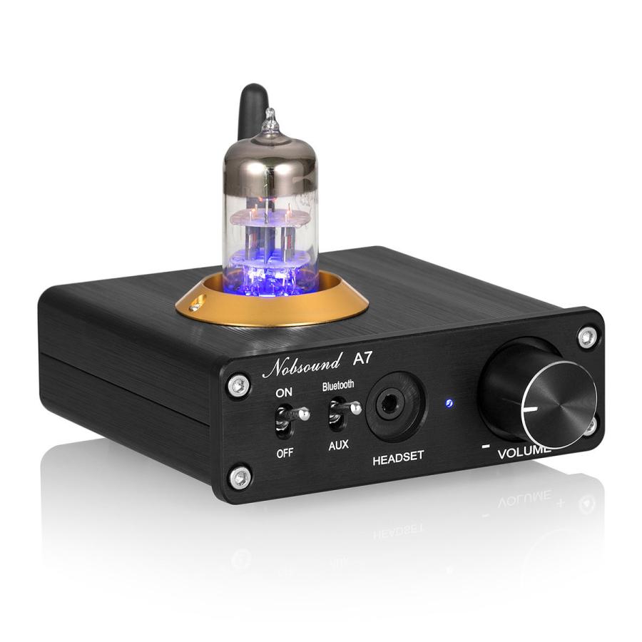 Nobsound A7 6N3 Mini 真空管アンプ Bluetooth 5.0 レシーバー 