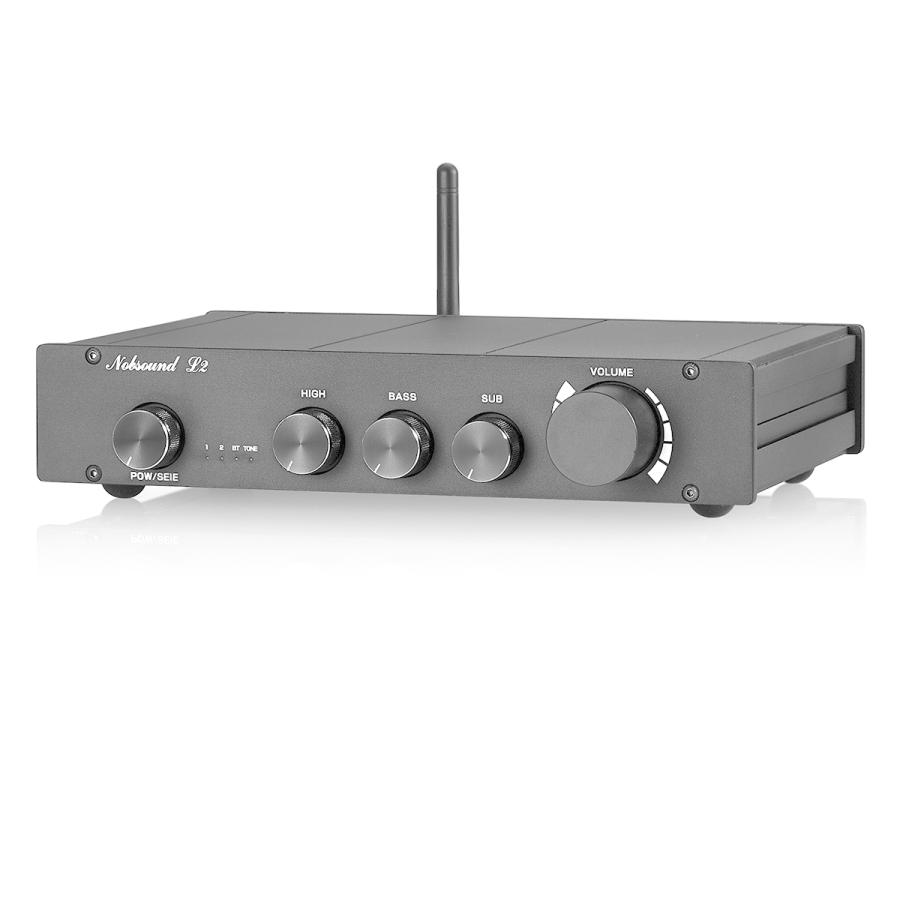 Nobsound L2 HiFi Bluetooth 5.0 デジタルプリアンプ サブウーファーアンプ クラスA デスクトップ ステレオ プリアンプ