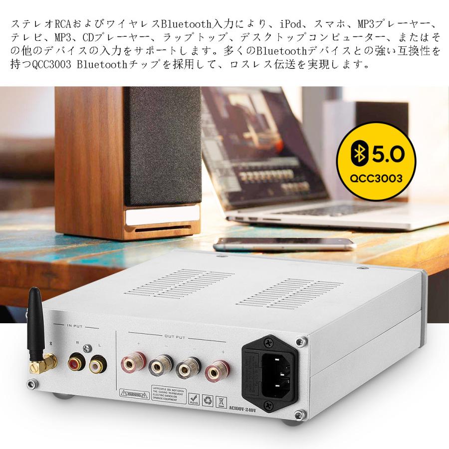 HiFi 300W + Bluetooth 5.0 デジタル パワーアンプ クラスD HiFi 300W + Bluetooth 5.0 デジタル パワーアンプ クラスD