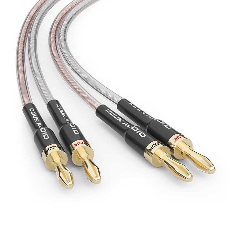 Nobsound Douk Audio 14AWG OFC スピーカーワイヤー ケーブル ワイヤー