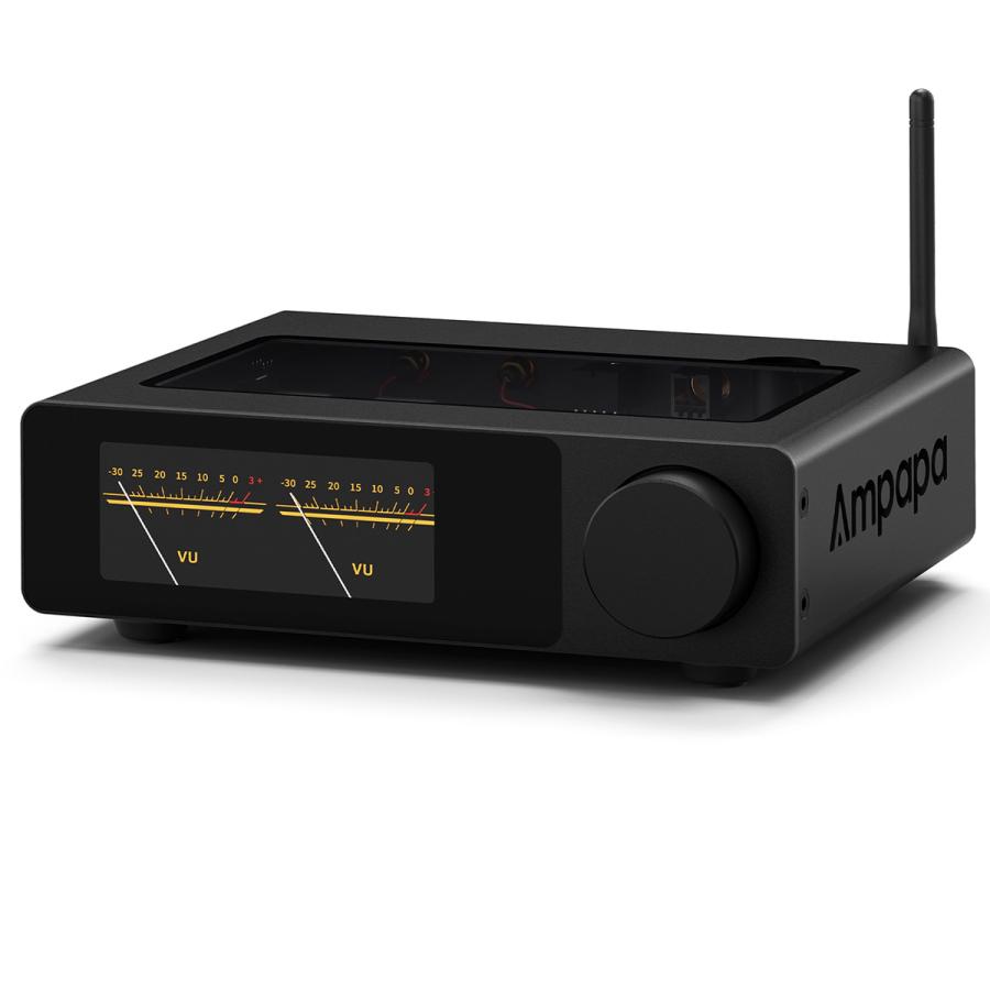 Ampapa 2チャンネル Bluetooth アンプ: HiFi 300W x2 ステレオアンプ