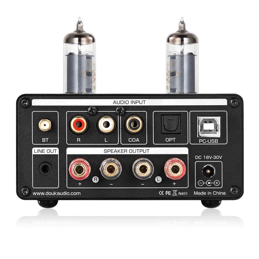 DOUK AUDIO ST-01 6K4 HiFi Bluetooth 5.0 真空管アンプ USB DAC COAX OPT デジタル オーディオ アンプ VUメーター付き DOUK AUDIO ST-01 6K4 HiFi Bluetooth 5.0 真空管アンプ USB DAC COAX OPT デジタル オーディオ アンプ VUメーター付き