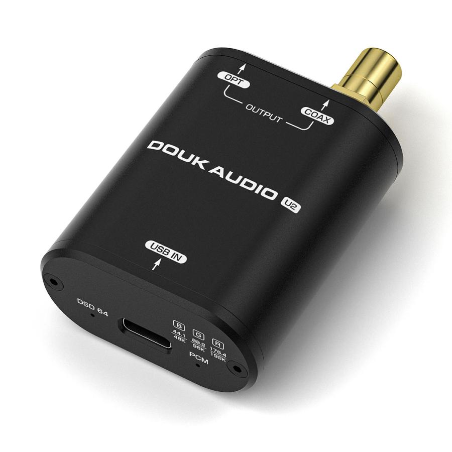 Nobsound U2 コンパクト USB デジタルインターフェイス 光/同軸SPDIF