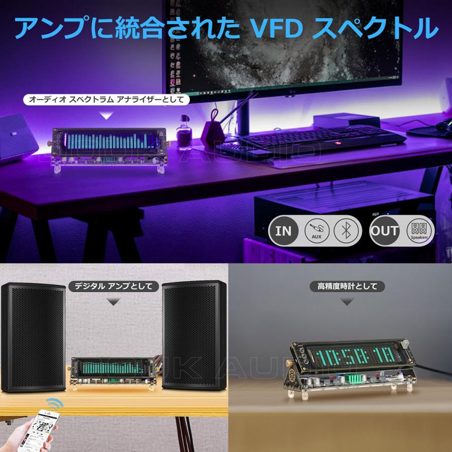 Nobsound 手作り HIFI Bluetooth ステレオ アンプ 50W*2 VFD Nobsound 手作り HIFI Bluetooth ステレオ アンプ 50W*2 VFD