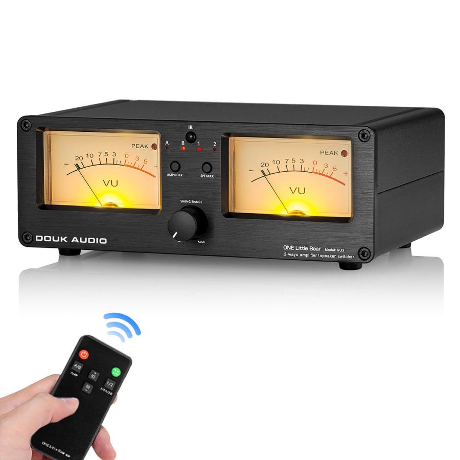 Douk Audio VU3 デュアル アナログ VUメーター 2WAY アンプ Douk Audio VU3 デュアル アナログ VUメーター 2WAY アンプ