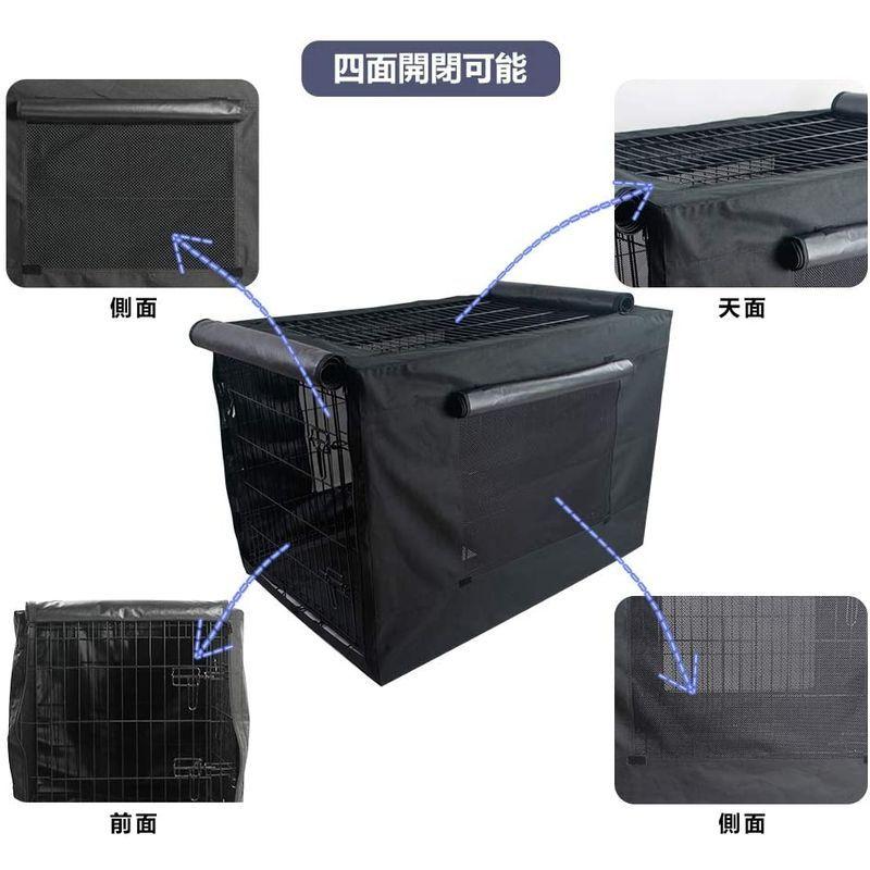 最安値挑戦 犬小屋ケージカバー ペットサークルカバー ケージカバー 犬猫用 防音 虫よけ 風よけ 日よけ 雨よけ 雪よけ 簡単取り付け 折りたたみ 収納 Megjc Gov Jm