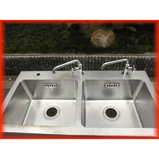 シンク 業務用 2槽シンク 流し台 ステンレス 900×450 マルゼン シンク 業務用 2槽シンク 流し台 ステンレス 900×450 マルゼン