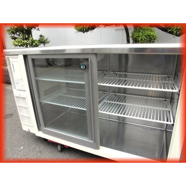 冷蔵ショーケース　業務用　中古　1200×450×800mm　ホシザキ　厨房用品　スライド扉　テーブル型　RTS-120STB1