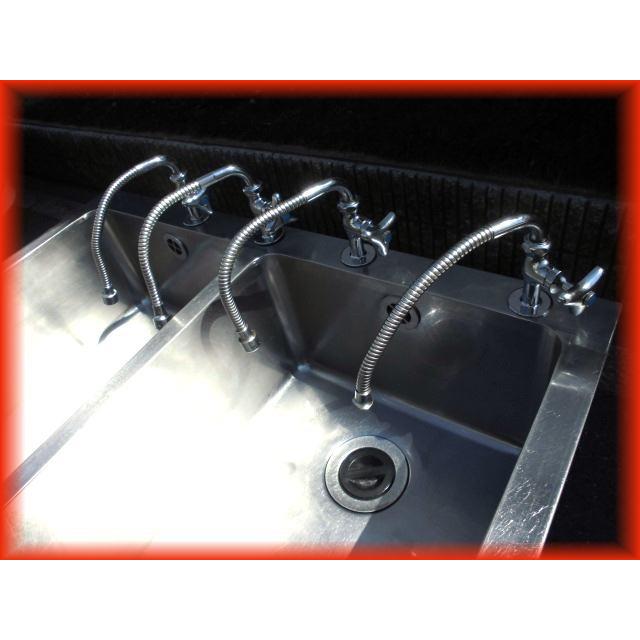 シンク 業務用 2槽シンク 流し台 ステンレス 900×600mm 蛇口付き シンク 業務用 2槽シンク 流し台 ステンレス 900×600mm 蛇口付き