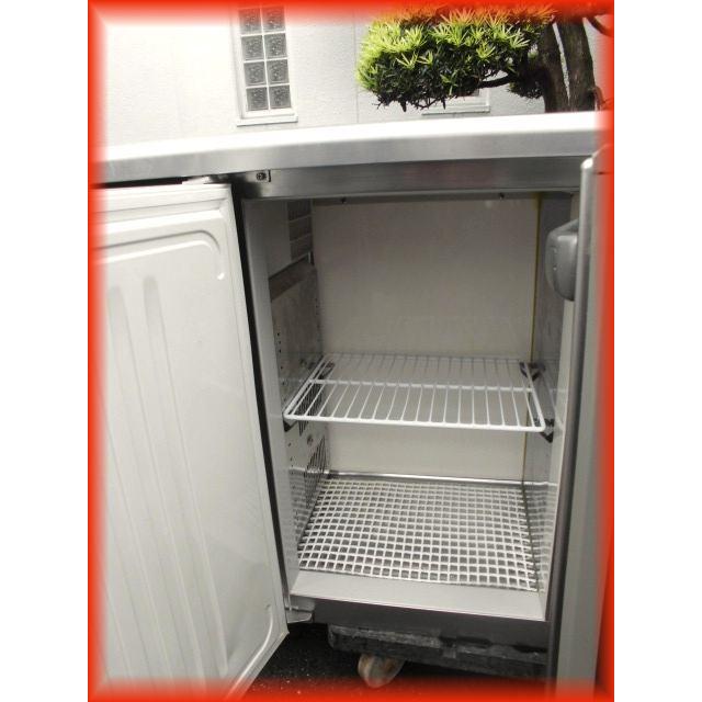 冷凍冷蔵庫　業務用　中古　2016年製　100V　1室冷凍　1500×450mm　RFT-150MTF-ML　台下　テーブル形3ドア　ホシザキ　ピラーレス　厨房器機