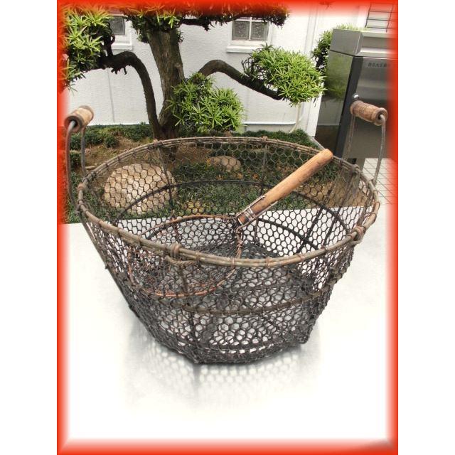 業務用 中古 アイアンガーデン バスケット スコップ付き 石焼 焼き芋 
