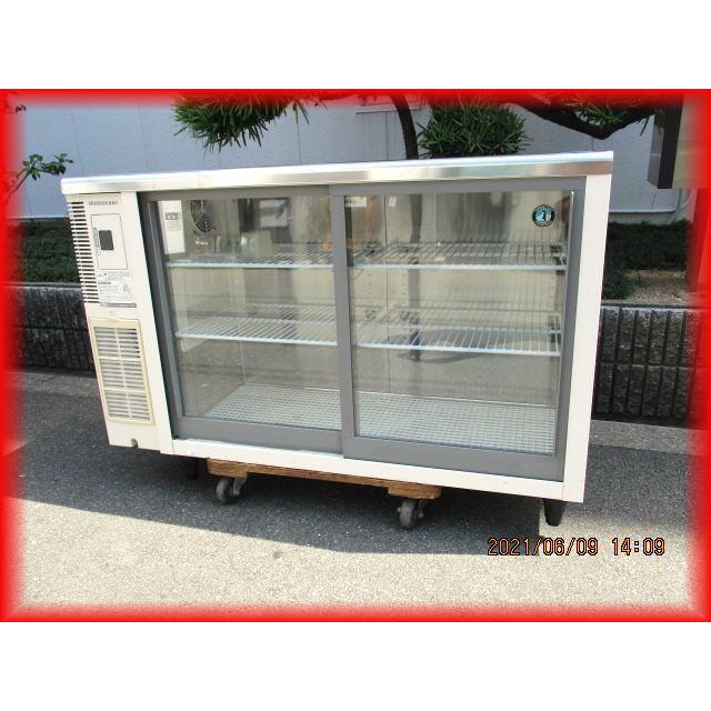 冷蔵ショーケース　業務用　中古　厨房用品(2)　2014年製　1200×450×800mm　RTS-120STB2　スライド扉　テーブル型　ホシザキ