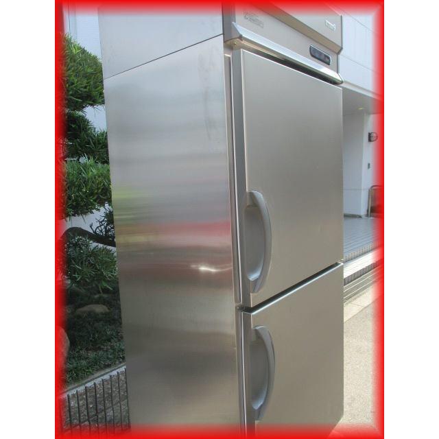 冷蔵庫 業務用 中古 タテ型 2ドア冷蔵庫 フクシマ 755×650mm 649L URN 