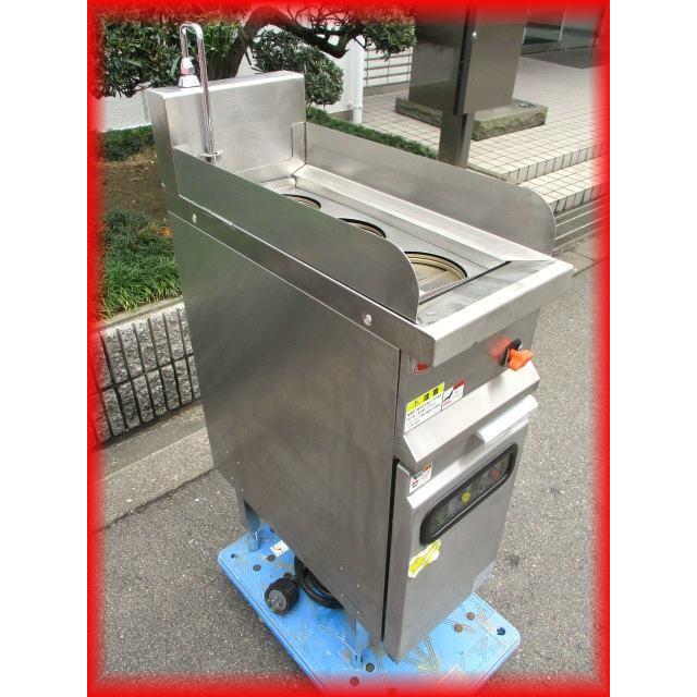 送料無料 電気ゆで麺機 業務用 3テボ マルゼン MREY-03 3相200V 255×600mm ラーメン うどん 角槽 厨房機器 大阪発ｈ｜tyubo110｜05